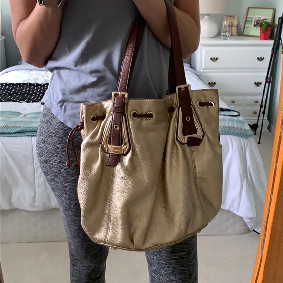 Gold Michael Kors Handbag - Picture 6 of 6